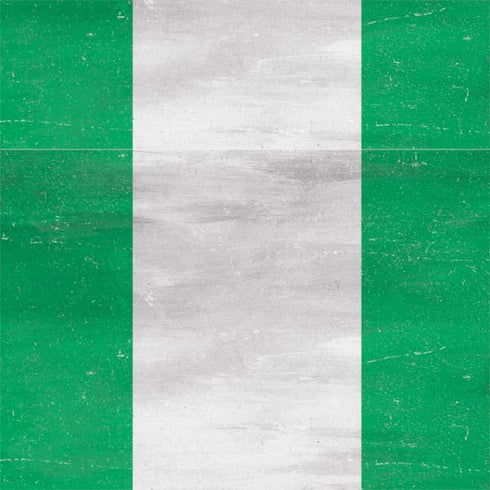 Nigeria Flag Distressed Surface Headphones Skin